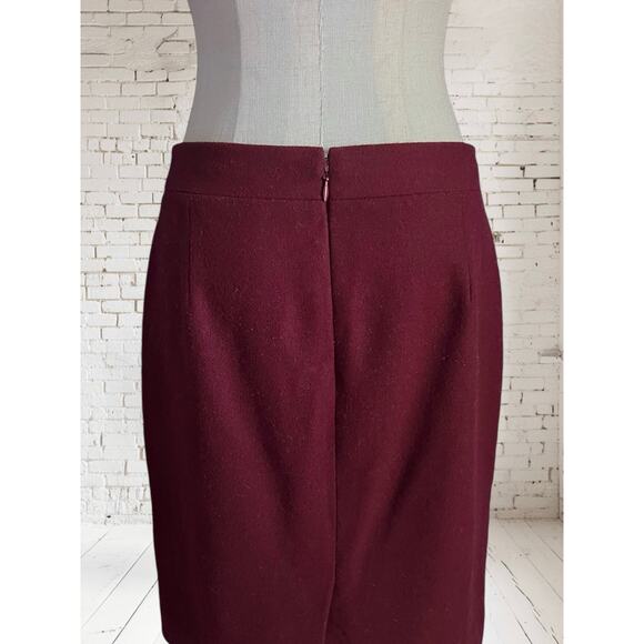 J. Crew Factory Womens Preppy Career Wool Blend The Pencil Skirt Size 4 - Picture 7 of 9